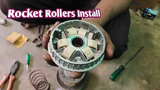 How To insltall Rocket rollers In scooter