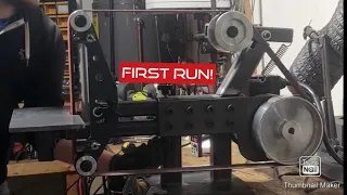 First Run DIY 2X72 Belt Grinder - Revolution Gen 4