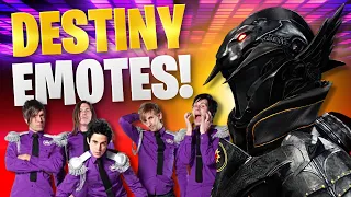 Destiny Emotes And Where They Came From!