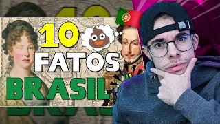 PORTUGUÊS REAGE A 10 FATOS SURPREENDENTES DA HISTÓRIA DO BRASIL!!!