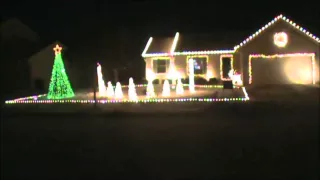 Christmas Light Show - Little Drummer Boy by Pentatonix!