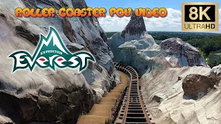 Expedition Everest Roller Coaster POV (Animal Kingdom Park - Orlando, FL) - GoPro Hero AI Enhanced