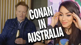 Bunny REACTS to Conan Learns Australian Slang