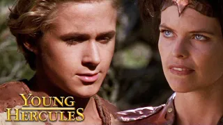 Hercules (Ryan Gosling) and Cyane's Kiss Gets Interrupted | Young Hercules