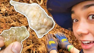 We Found HUNDREDS of Crystals In Missouri | Haunted Ridge Rocks