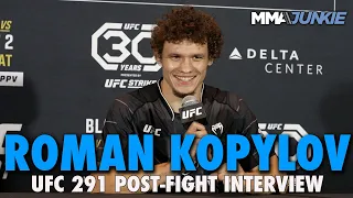 Roman Kopylov Explains Sean Strickland Callout After Head Kick Knockout Win | UFC 291