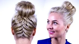 Upside Down French Braid Updo Tutorial Become Gorgeous