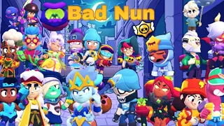 Brawl Stars x FNF - Bad Nun but Every turn a different brawler (+UST)