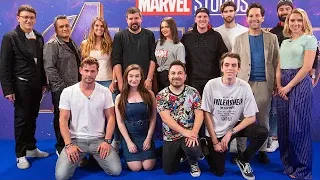 Playing Games with The Avengers (Scarlett Johansson, Chris Hemsworth, Paul Rudd, & Russo Brothers)!