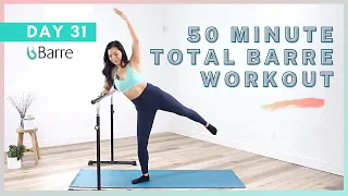 50 Minute Total Body Barre Workout  | Barre Fitness Challenge - Day 31