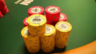 The BIGGEST BLUFF of My Life!  World Series of Poker $1,500 Day 2