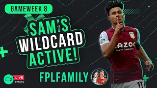 WILDCARD TIME! SAM HITS THE BUTTON  - FPL Family (Fantasy Premier League Tips 2023/2024)