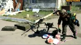 В Лисичанске изъяли арсенал оружия и техники террористов