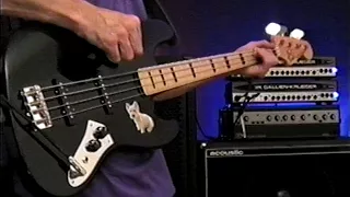 RUSH - Entre Nous : Fender Geddy Lee Jazz Bass, Moog Taurus Pedals