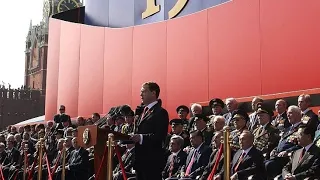 Russian Anthem - 9th May 2010 Victory Day Parade