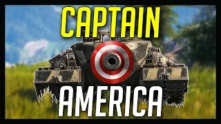 ► Captain America! - World of Tanks USA Tank Gameplay