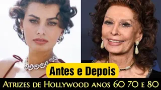 Atrizes de HOLLYWOOD dos anos 60 70 e 80 🎬 ANTES E DEPOIS, Com idades!