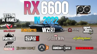 RX 6600 : Test in 14 Games in 2023 ft i5 12400F - RX 6600 Gaming in 2023