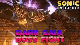 Dark Gaia Boss Fight - Sonic Unleashed Gameplay (Xenia 60FPS)