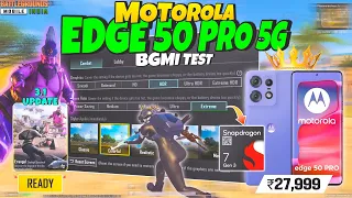 🔥Motorola Edge 50 Pro 5G BGMI ( Aladdin Mode 3.1 ) Test on Fps