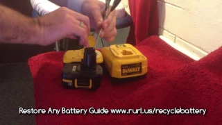 Dewalt Battery Not Charging - Revive NiCd Batteries