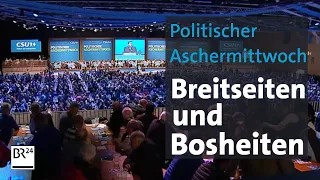 Parteien teilen aus am politischen Aschermittwoch | BR24