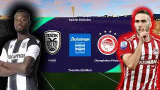 ~3Η ΘΕΣΗ ΚΑΙ... BIG REBUILD!~ |ΠΑΟΚ-ΟΛΥΜΠΙΑΚΟΣ| (eFootball PES SUPER LEAGUE 2023)