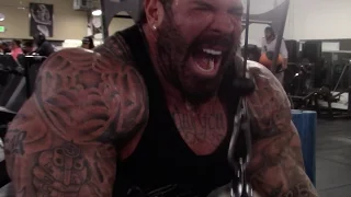 BIGGER BY THE DAY - DAY 31 - MURDERING ARMS - PUMPED - STILL 305LBS DAMN IT