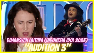 Dimansyah Laitupa (Indonesian Idol 2023) "Audition 3" | Reaction Video