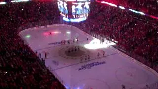 Chicago Blackhawks vs. San Jose Sharks - 2010 Western Conference Finals, Game 4: National Anthem