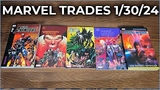 New Marvel Books 1/30/24 |   DARK AVENGERS MODERN ERA EPIC: OSBORN'S REIGN | SABRETOOTH & THE EXILES