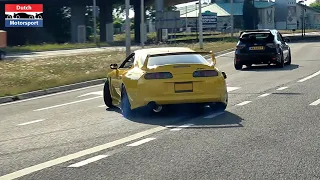 JDM Cars Accelerating! - Widebody Skyline, Supra, RX-7, Chaser, Lancer Evo, Silvia Spec R,...