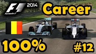 F1 2014 Career Mode: 100% Belgian Grand Prix (Part 12 - Legend AI)