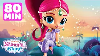 Shimmer's Best Wishes Granted & Genie Adventures! | 80 Minute Compilation | Shimmer and Shine