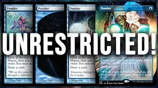 UNRESTRICTED (Ponder is FREE!) Vintage Doomsday — Thassa's Oracle Combo MTG | Magic: The Gathering