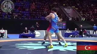 Elvin Mursaliyev Vs armenian wrestler