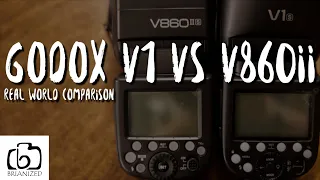Godox V1 vs V860ii Real Life Comparison