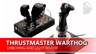 THRUSTMASTER HOTAS WARTHOG: Unboxing and Review