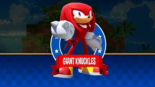 Sonic Dash - New Characters Unlocked - GIANT Knuckles - All 55 Characters Unlocked - Run Gameplay