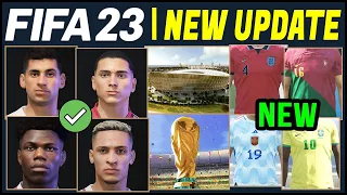 FIFA 23 NEWS | NEW HUGE Title Update #3 - Faces, Stadiums & Kits ✅