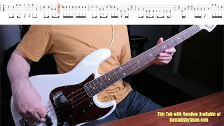 The Chicken (Live 1982) Bass Cover with Tab: Jaco Pastorius