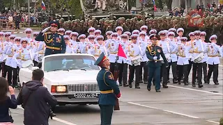 Юбилейный парад победы прошел в Уссурийске