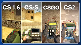 CS 1.6 vs CS:S vs CSGO vs CS2 Comparison!