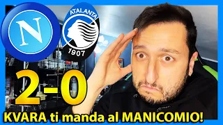 🙇🏻‍♂️ BASTA io mi INCHINO... NAPOLI-ATALANTA 2-0: KVARATSKHELIA ti MANDA al MANICOMIO‼️