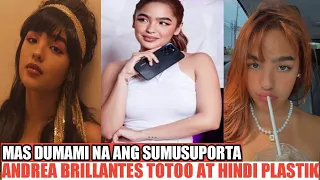 TAMA! ANDREA BRILLANTES TOTOO AT HINDI PLASTIK! MAS DUMADAMI NA ANG FANS