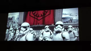 Star Wars The Force Awakens trailer 2 at Celebration Anaheim. Wild audience reaction. First time!!!!