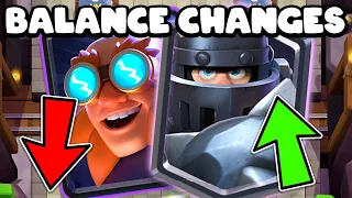 Electro Giant and Mega Knight got NERFED in Clash Royale?!😱