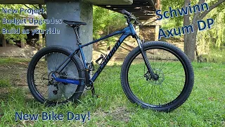 Stock Trail review on my new Schwinn Axum DP - WALMART bike