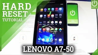 How to Reset LENOVO A7-50 A3500-F - Hard Reset / Restore