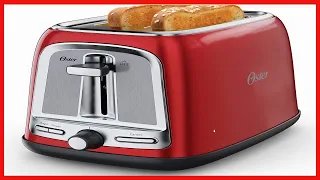 Oster 2-Slice Toaster with Advanced Toast Technology, Candy Apple Red